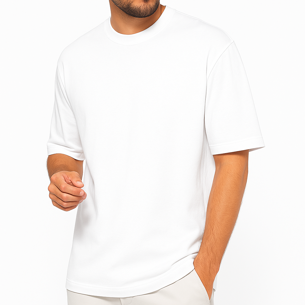 T-shirt unisexe oversize manches courtes personnalisé
