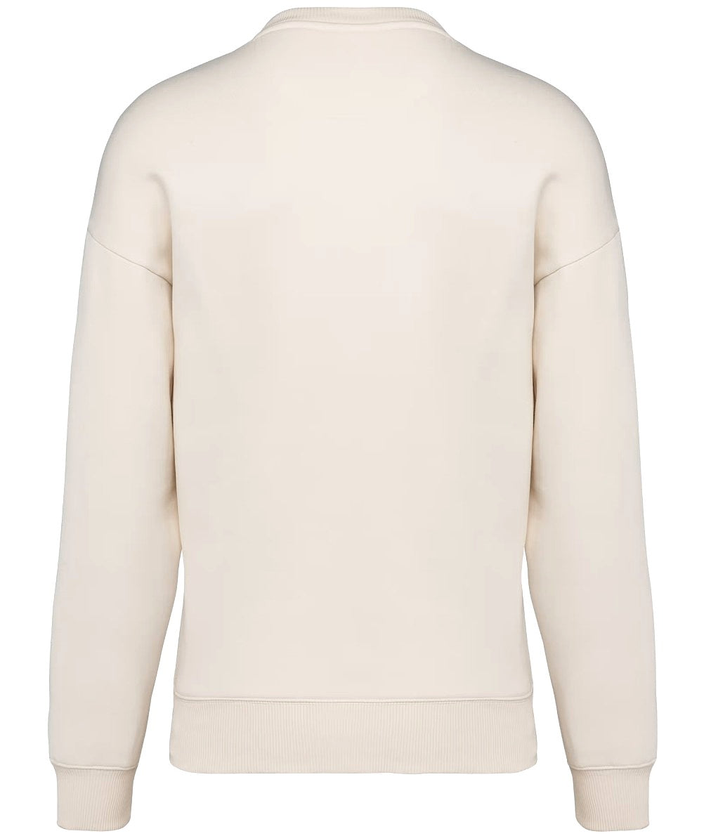 Sweat-shirt écoresponsable à col rond oversize unisexe